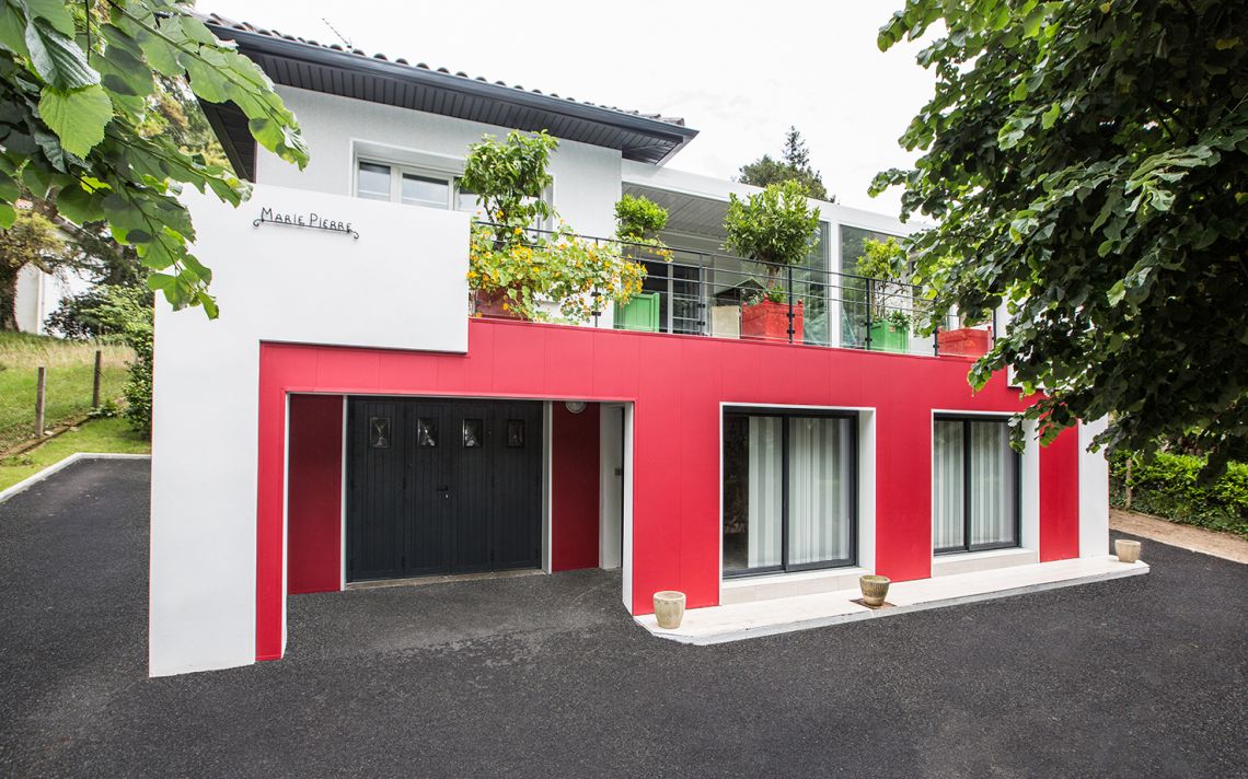 Rénovation thermique et exthétique d'une maison basque