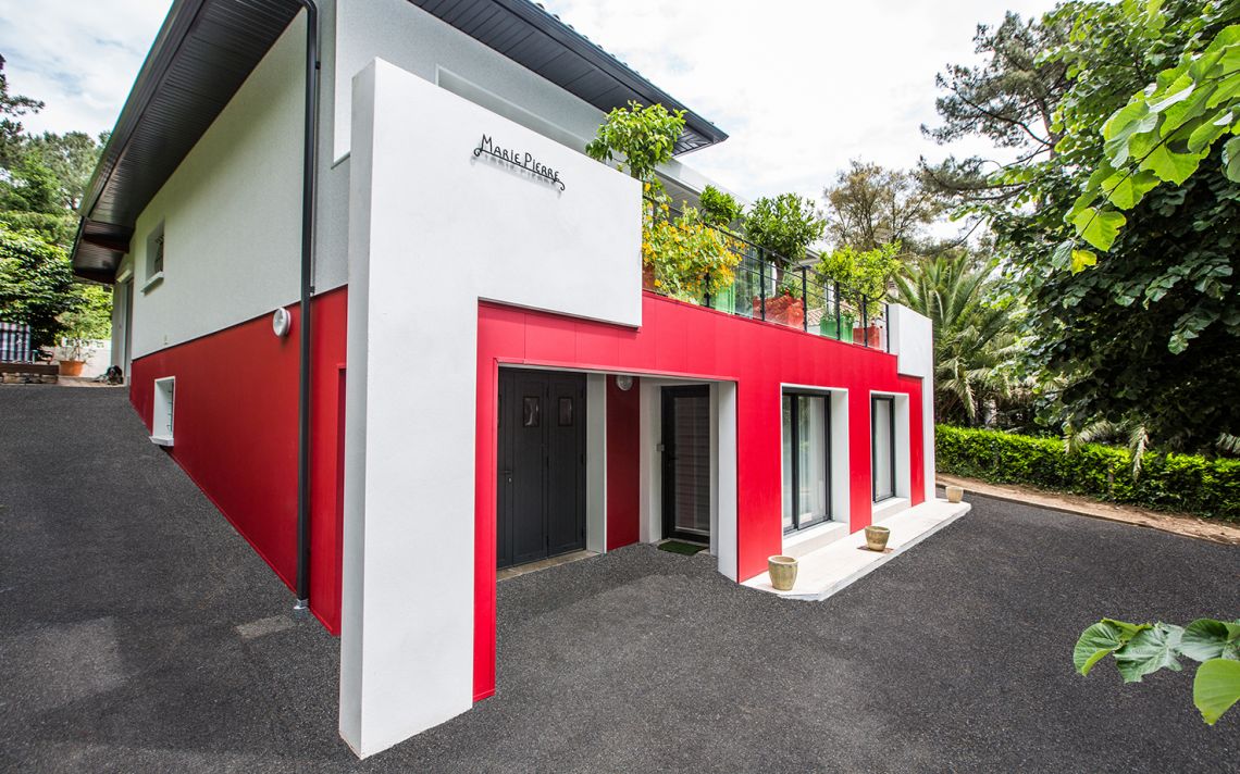 Rénovation thermique et exthétique d'une maison basque